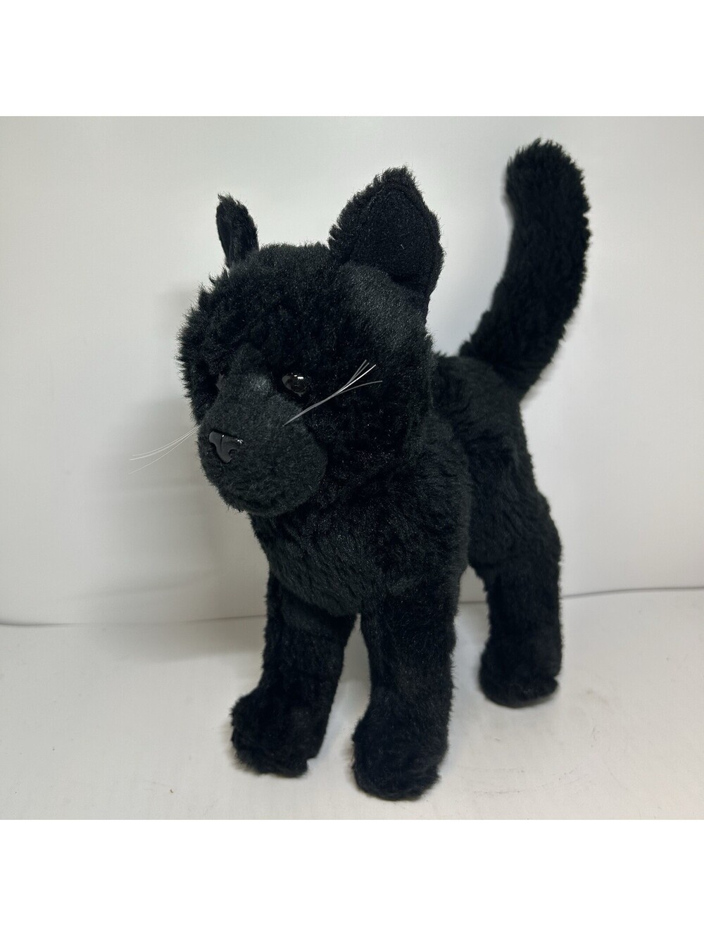 RARE Douglas Cuddle Toy Black Cat Plush Kitty